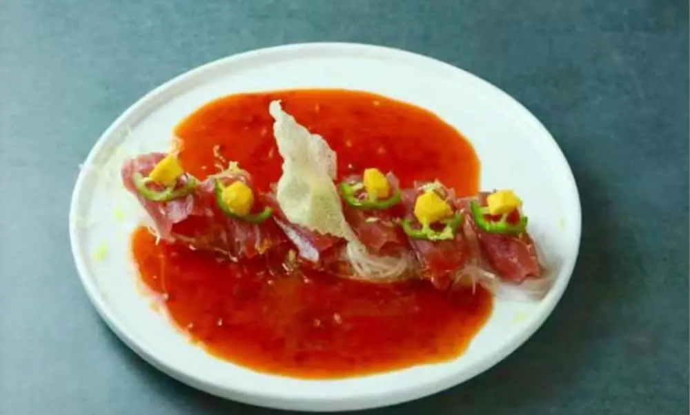 Bin Tuna Carpaccio at Sushi Ken
