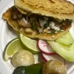 Gordita de Pollo / Chicken Gordita at Taco Los 3 paisas