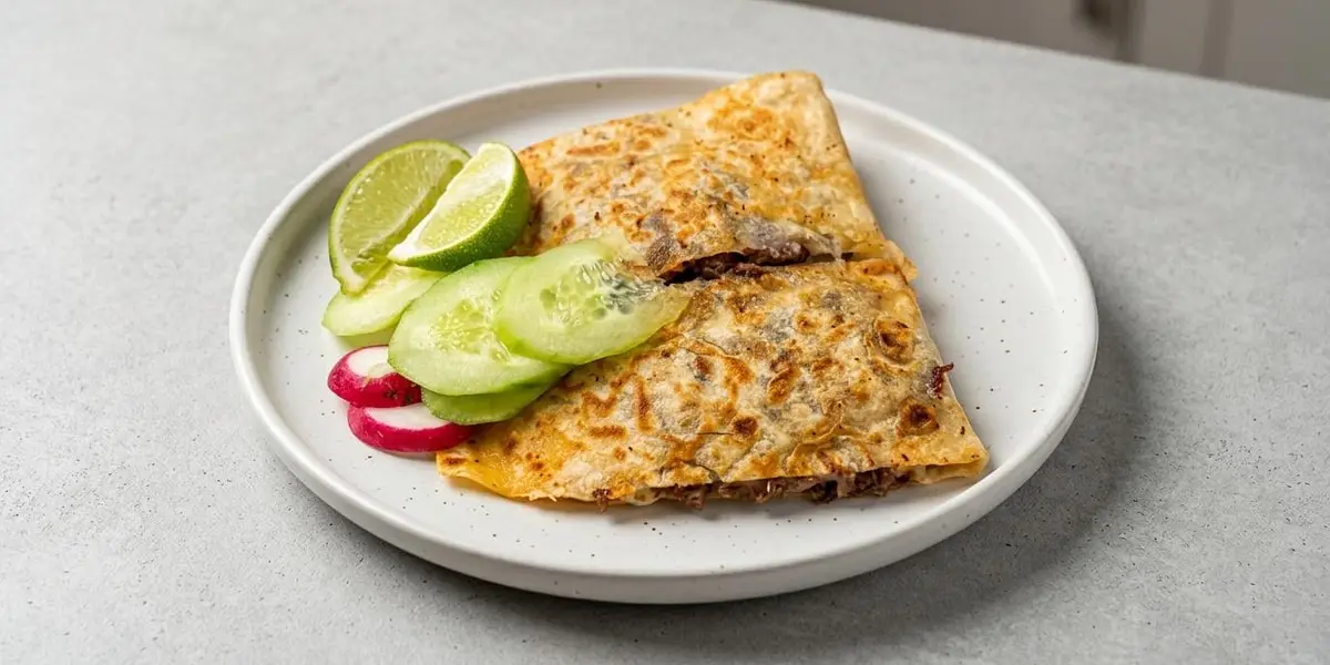 Quesadilla Regular de Asada at Taco Los 3 paisas