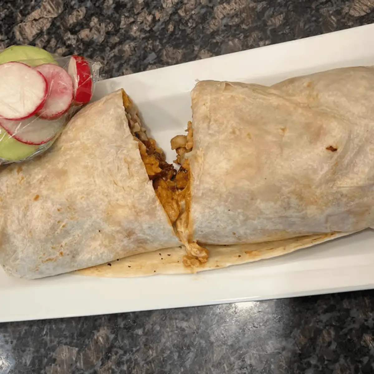 Súper Burrito al Pastor / Al Pastor Super Burrito at Taco Los 3 paisas