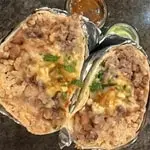 Súper Burrito de Asada / Asada Super Burrito at Taco Los 3 paisas