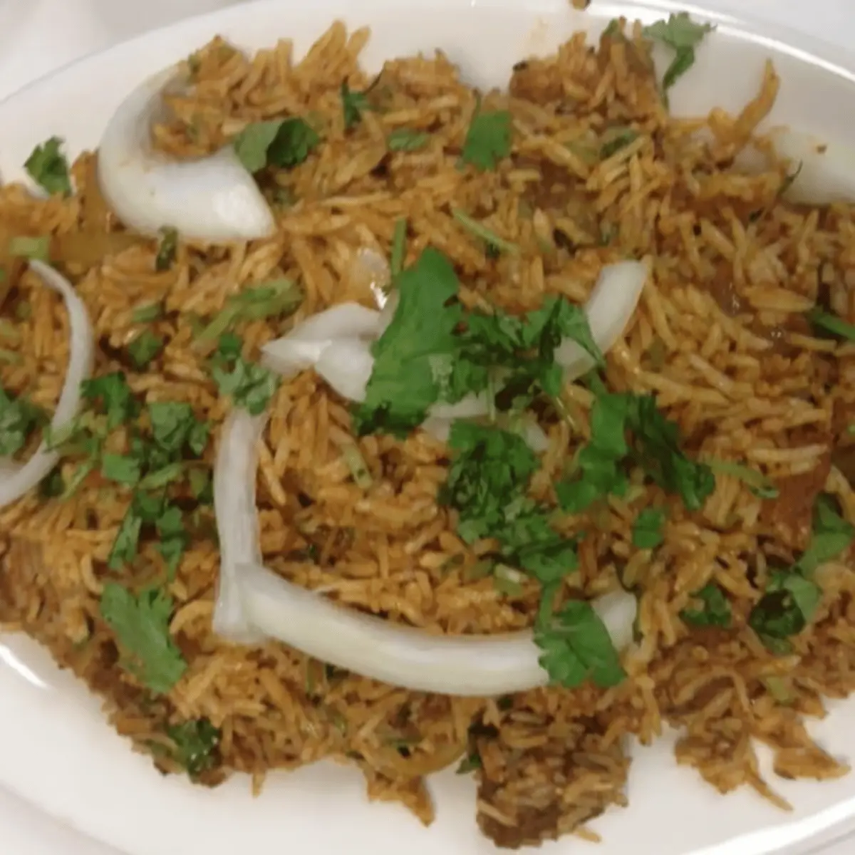 Goat Biryani at Taj e Chaat