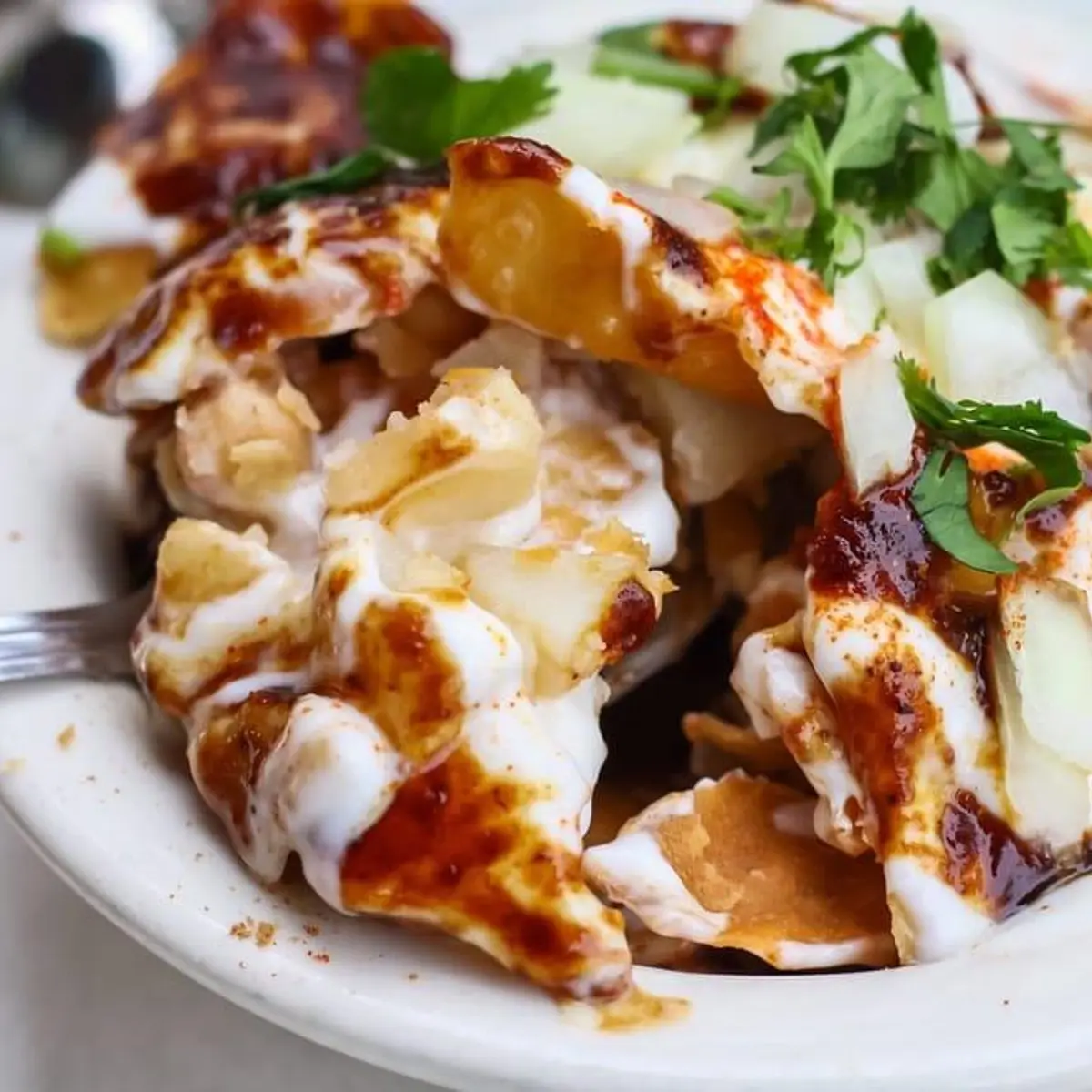 Papdi Chaat at Taj e Chaat