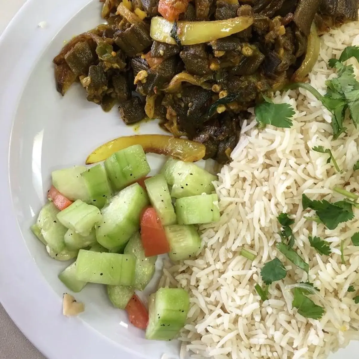 Veggie Plate at Taj e Chaat