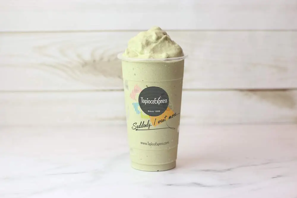 Avocado Snow Bubble 酪梨雪泡 at Tapioca Express