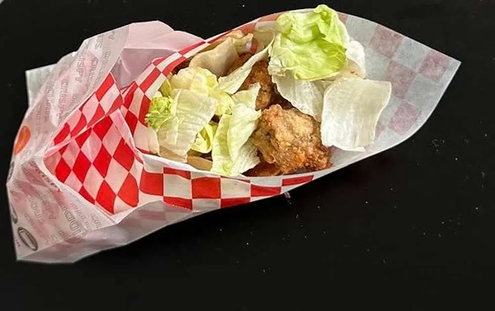 Crispy Chicken Wrap 鹽酥雞捲 at Tapioca Express