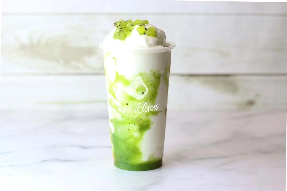 Kiwi (Fresh!) Yogurt Frost 奇異果優格奶霜 at Tapioca Express