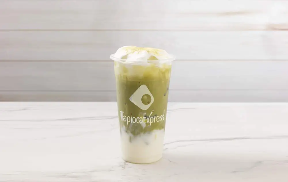 Matcha Milk Tea 日式抹茶鮮拿鐵 at Tapioca Express