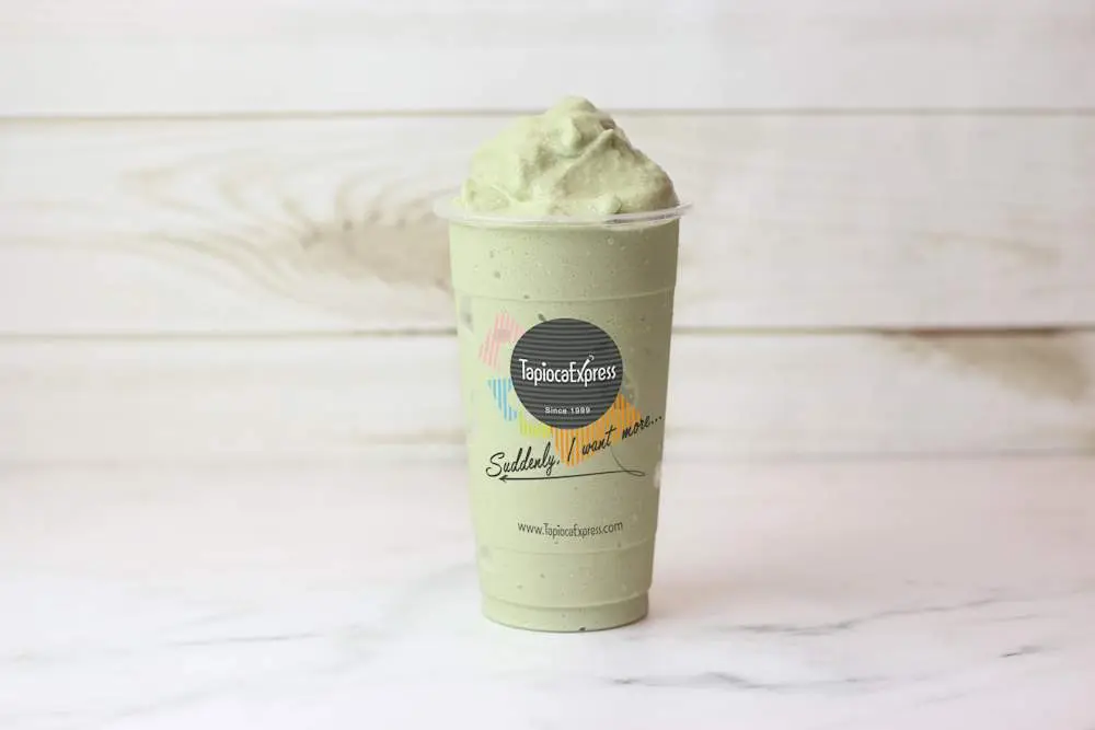 Matcha Snow Bubble 抹茶雪泡 at Tapioca Express