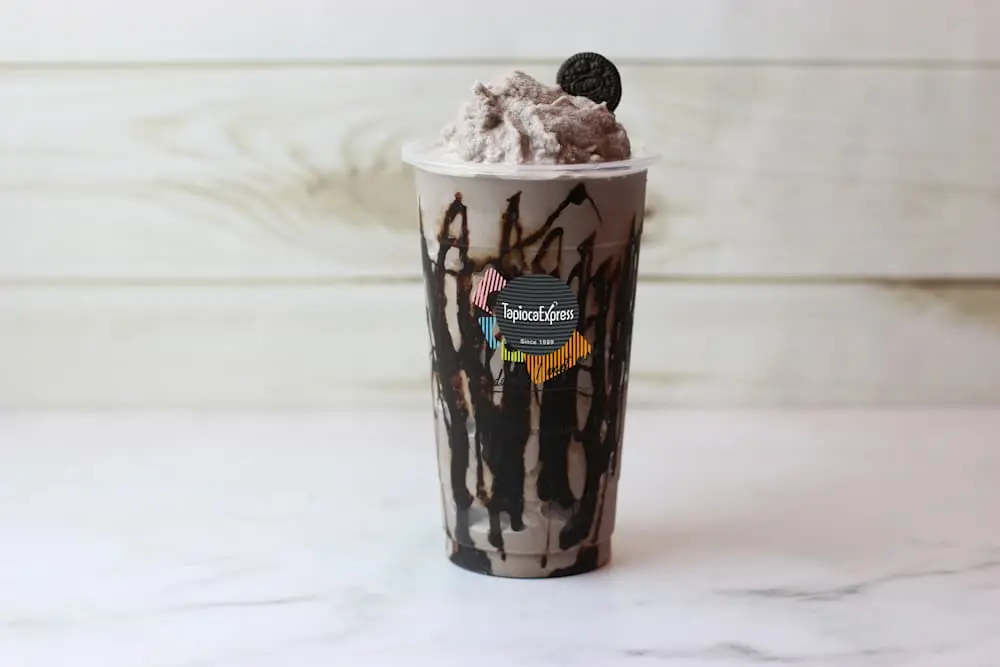 Oreo Cookie Snow Bubble 奧利歐雪泡 at Tapioca Express