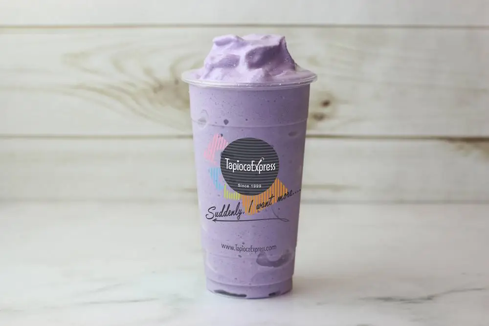 Taro Snow Bubble 香芋雪泡 at Tapioca Express