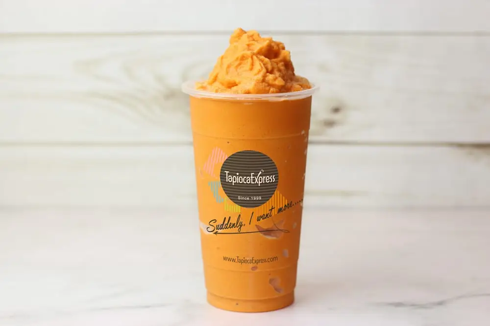 Thai Tea Snow Bubble 泰茶雪泡 at Tapioca Express