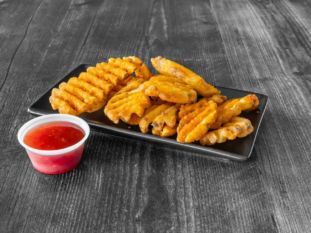 Waffle Fries (Large) 鬆餅薯條 at Tapioca Express