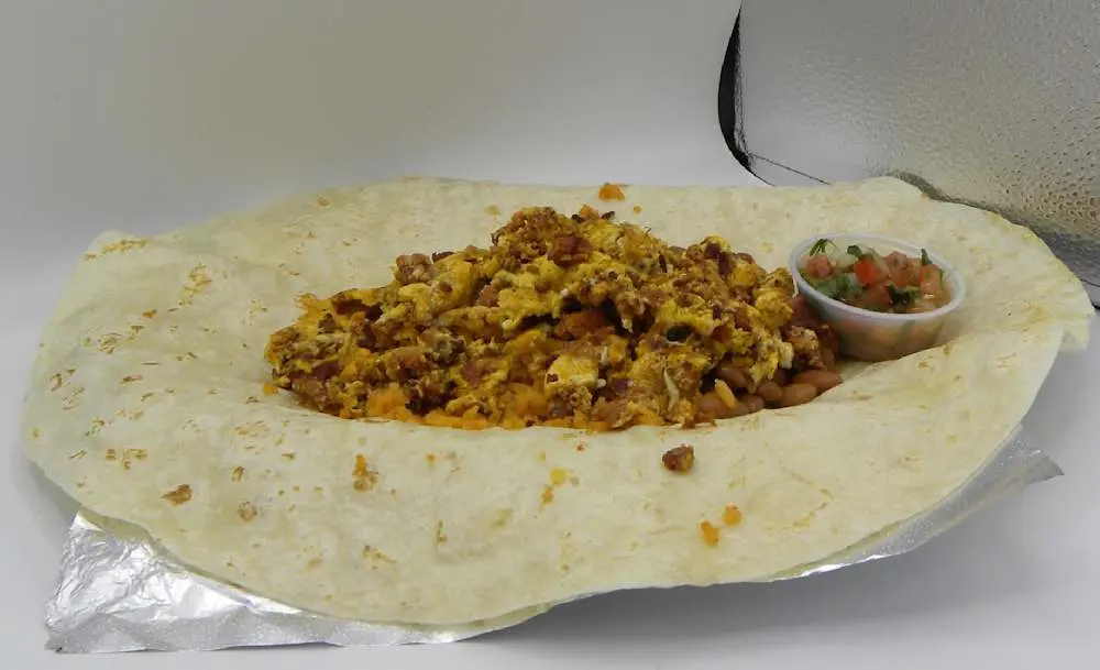 Breakfast Burrito at Taqueria Las Vegas