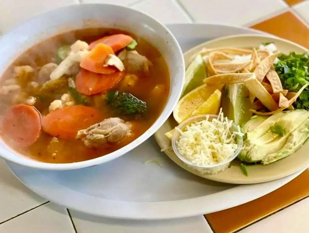 Chicken Tortilla Soup at Taqueria Las Vegas