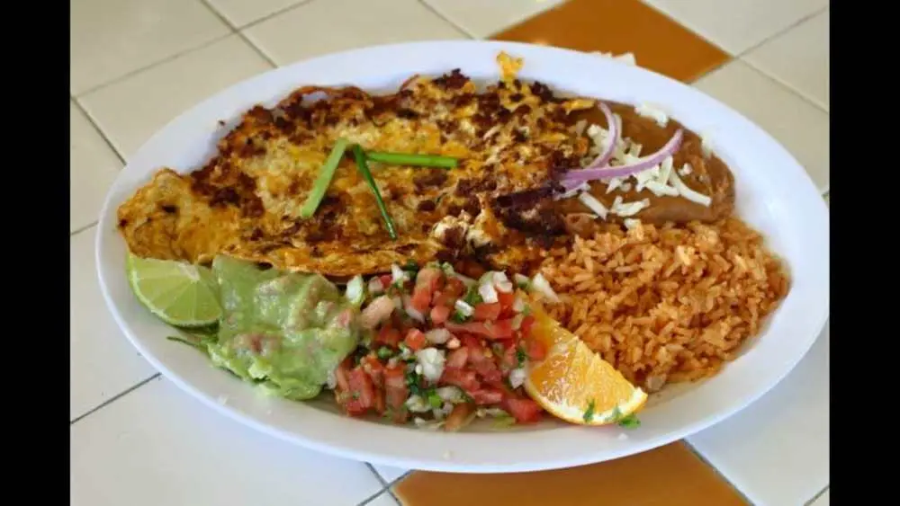 Huevos con Chorizo Breakfast at Taqueria Las Vegas