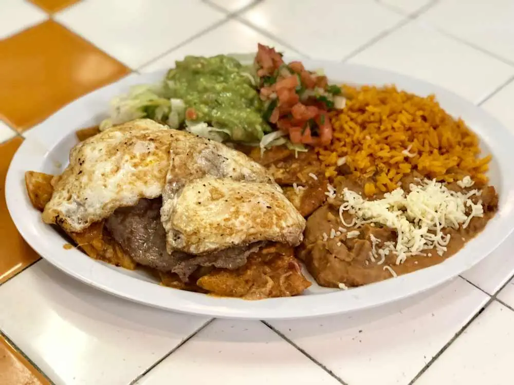 Huevos y Carne Asada Breakfast at Taqueria Las Vegas