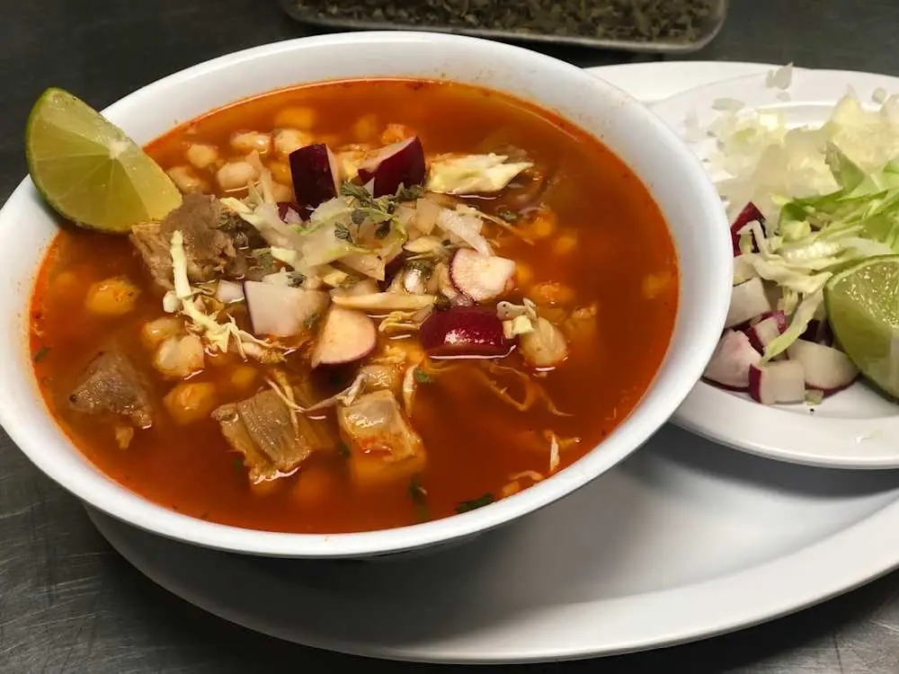 Pozole Soup at Taqueria Las Vegas