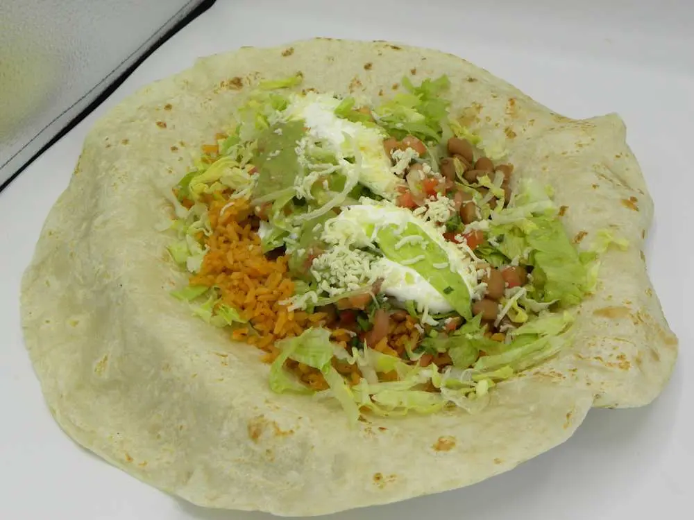 Veggie Burrito at Taqueria Las Vegas