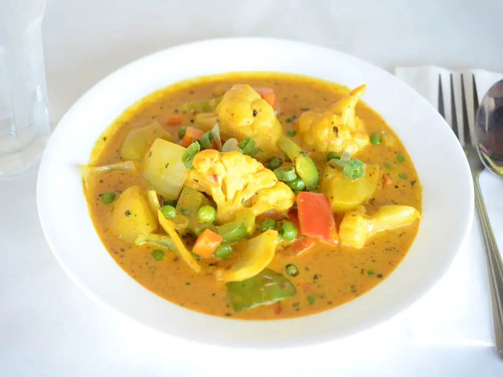 Mix Vegetable Curry at Taste of India