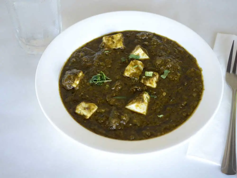 Palak Paneer at Taste of India