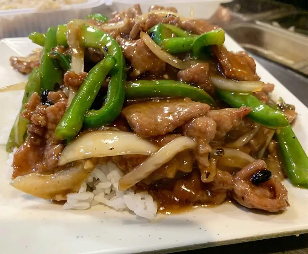 Black Bean Beef at Teo Chow Noodle Shack