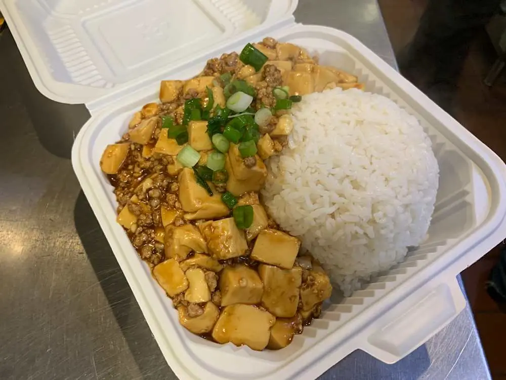 Mapo Tofu with Minced Pork at Teo Chow Noodle Shack