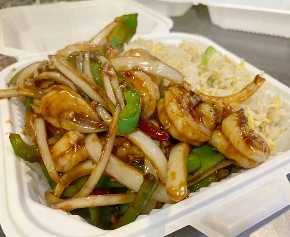 Mongolian Shrimp at Teo Chow Noodle Shack