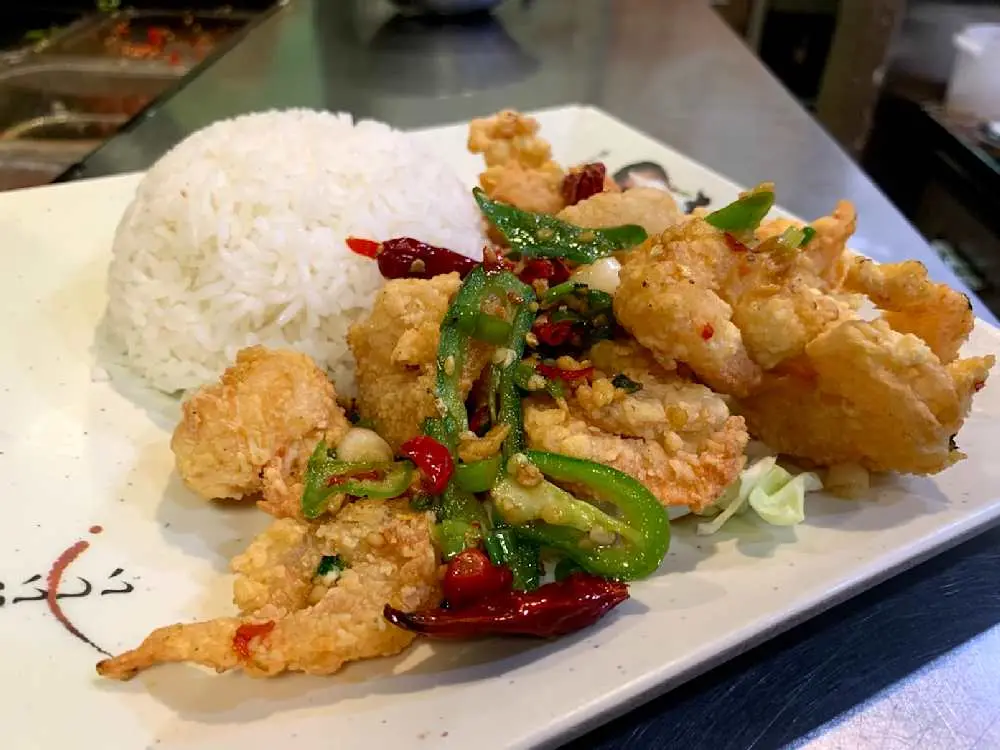 Salt and Pepper Shrimp at Teo Chow Noodle Shack