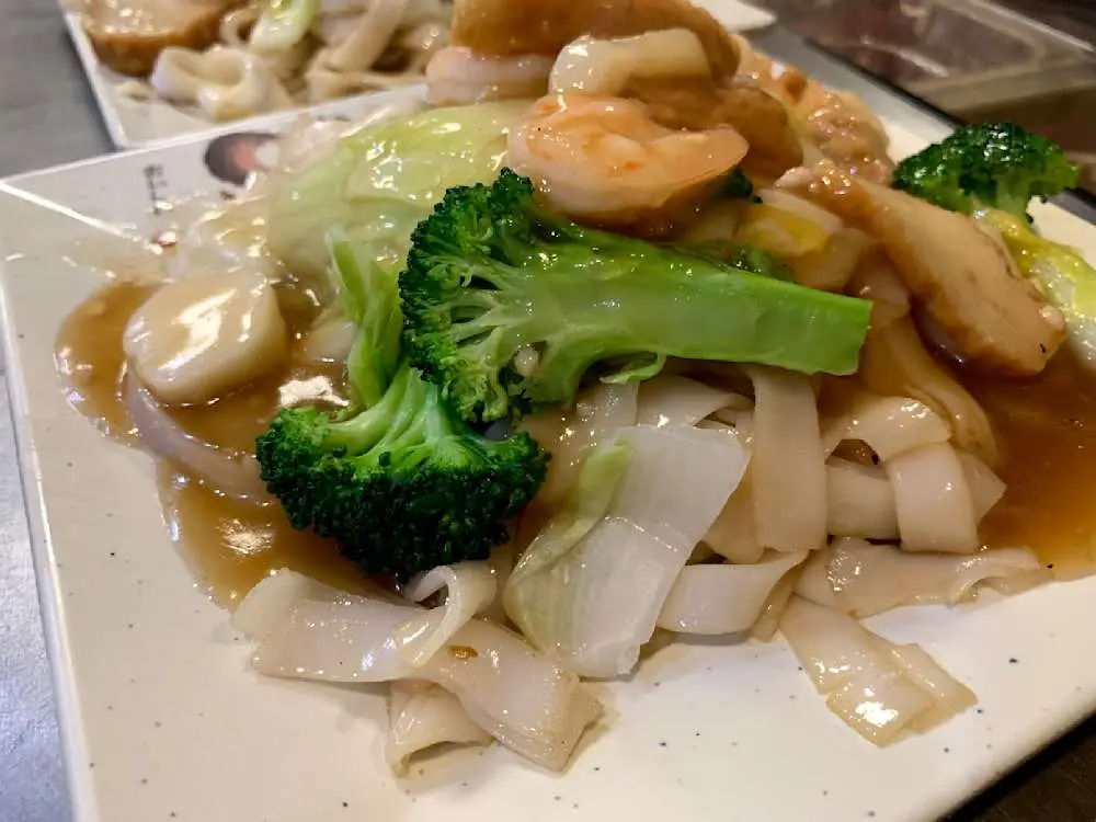 Seafood Chow Fun at Teo Chow Noodle Shack