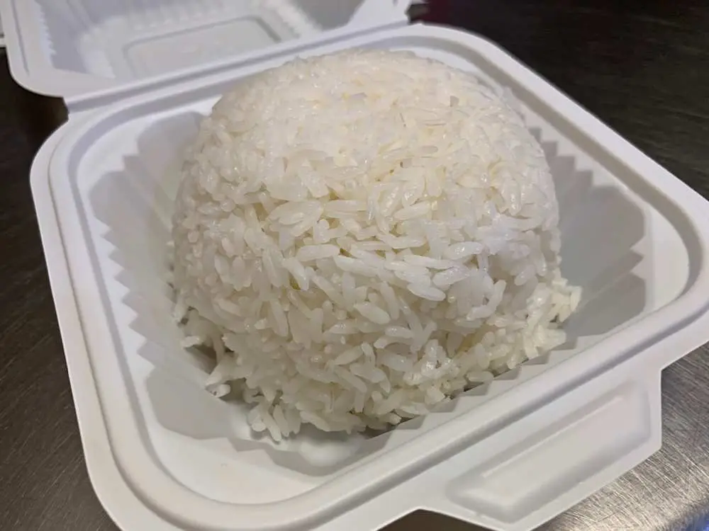Side Plain Rice at Teo Chow Noodle Shack