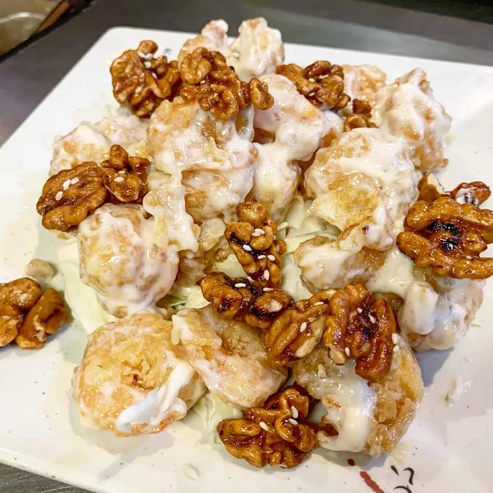 Walnut Shrimp at Teo Chow Noodle Shack