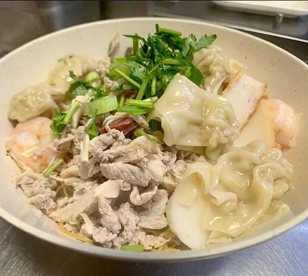 Wonton Noodles at Teo Chow Noodle Shack