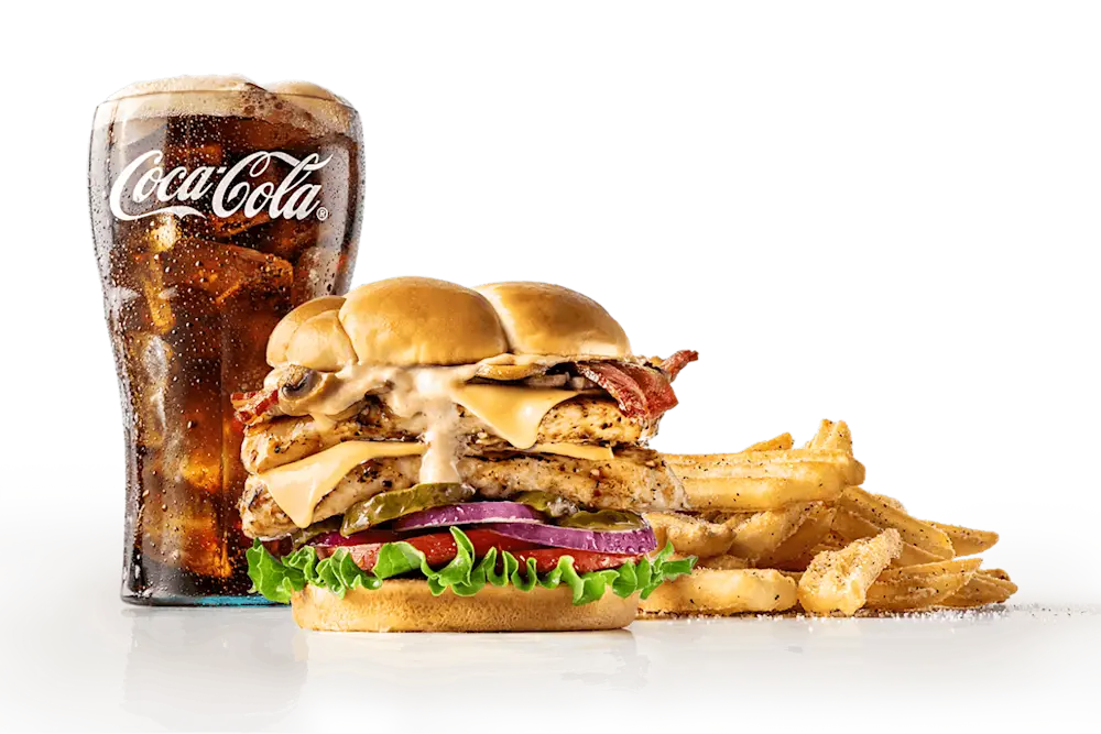 Build Me Up Grilled Chicken Combo at The Burger Den