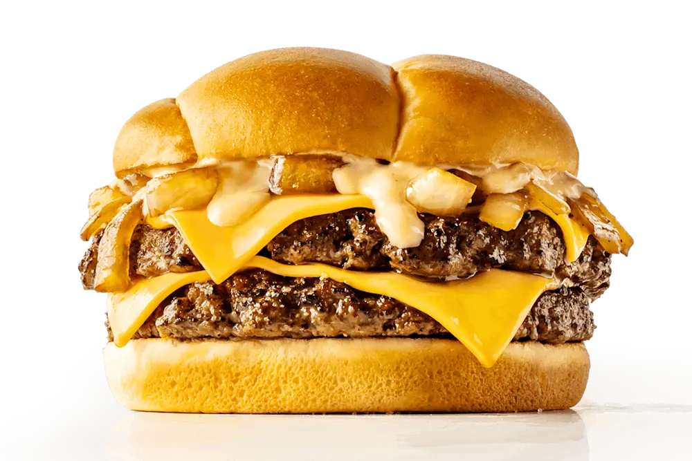 Double the Fun Burger at The Burger Den