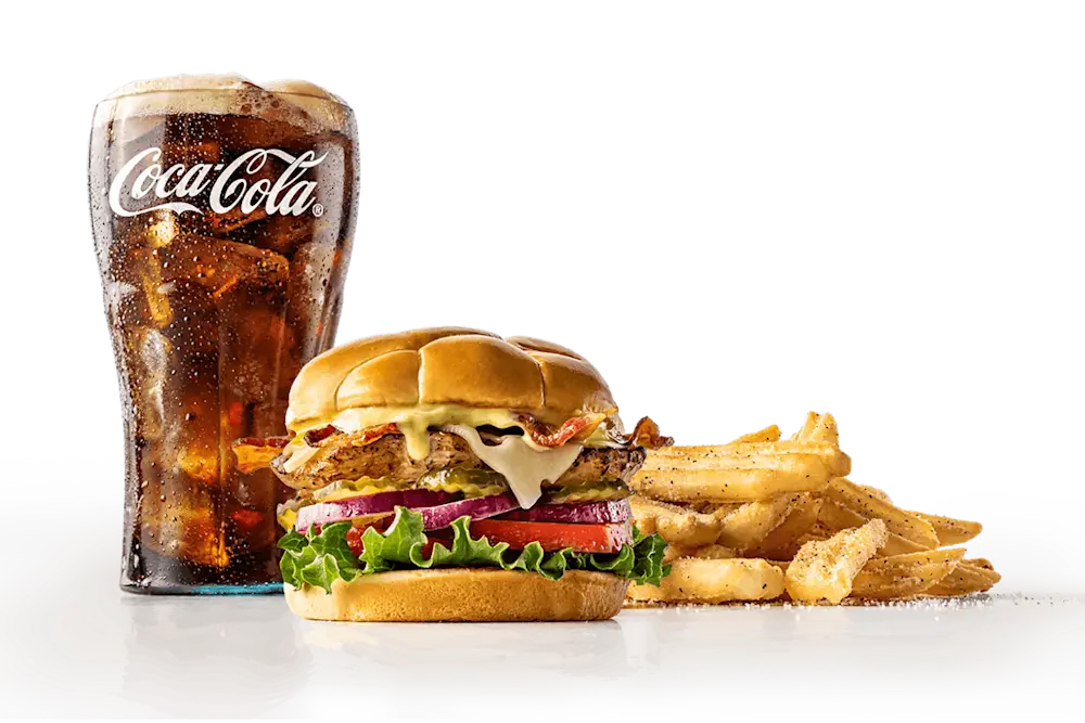 Pig 'n' Chicken Burger Combo at The Burger Den