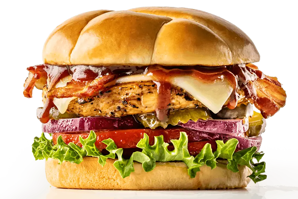 Raid the Roost Chicken Burger at The Burger Den