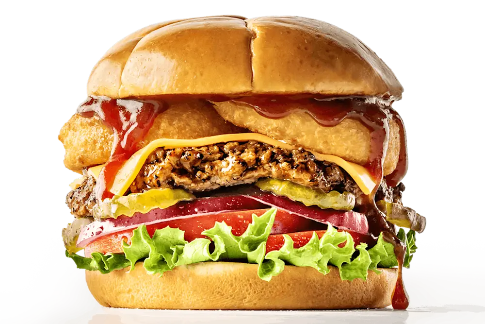 Rodeo Ring Burger at The Burger Den