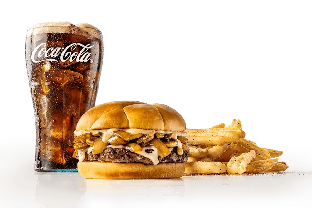 Vibe with Shrooms Burger Combo at The Burger Den