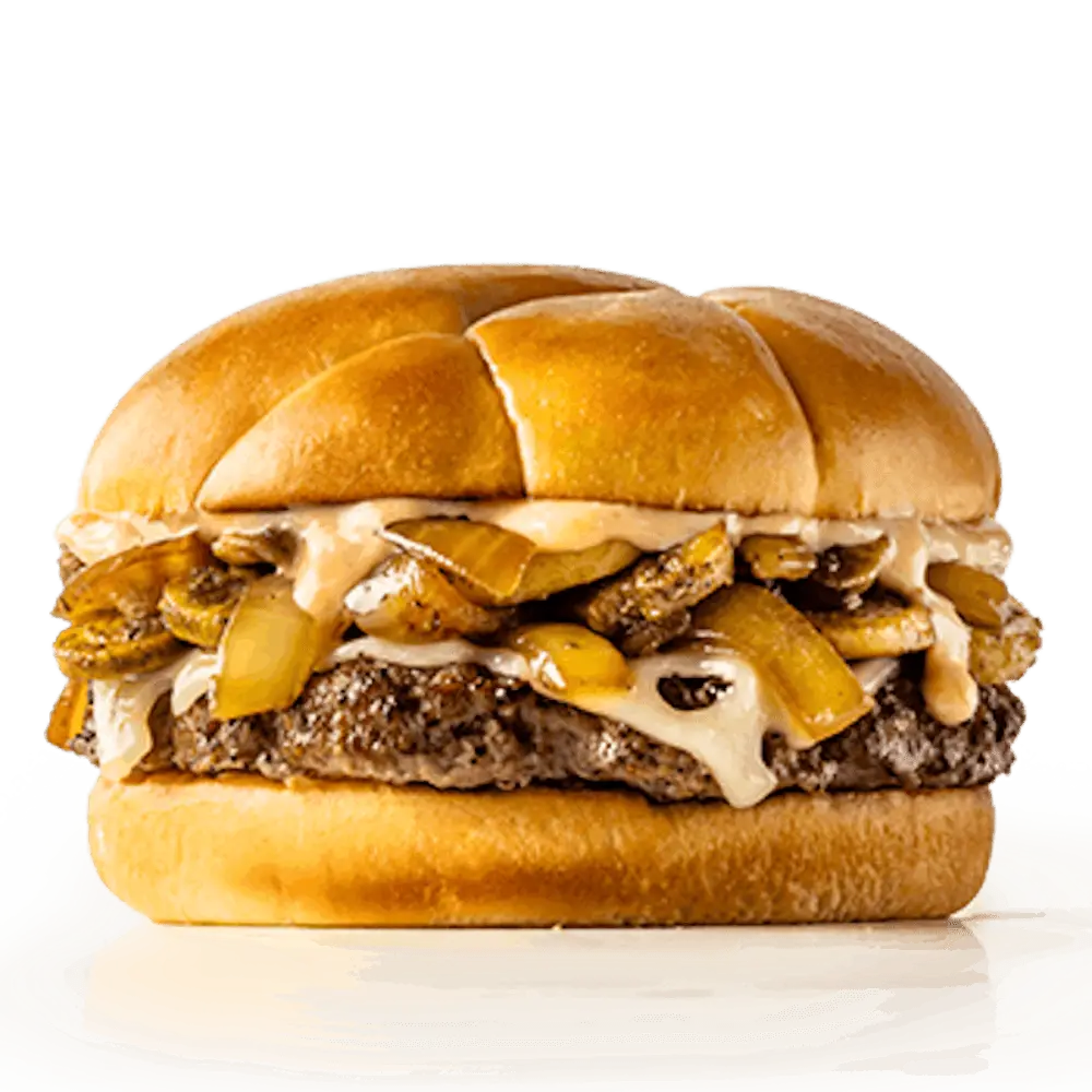 Vibe with Shrooms Burger at The Burger Den