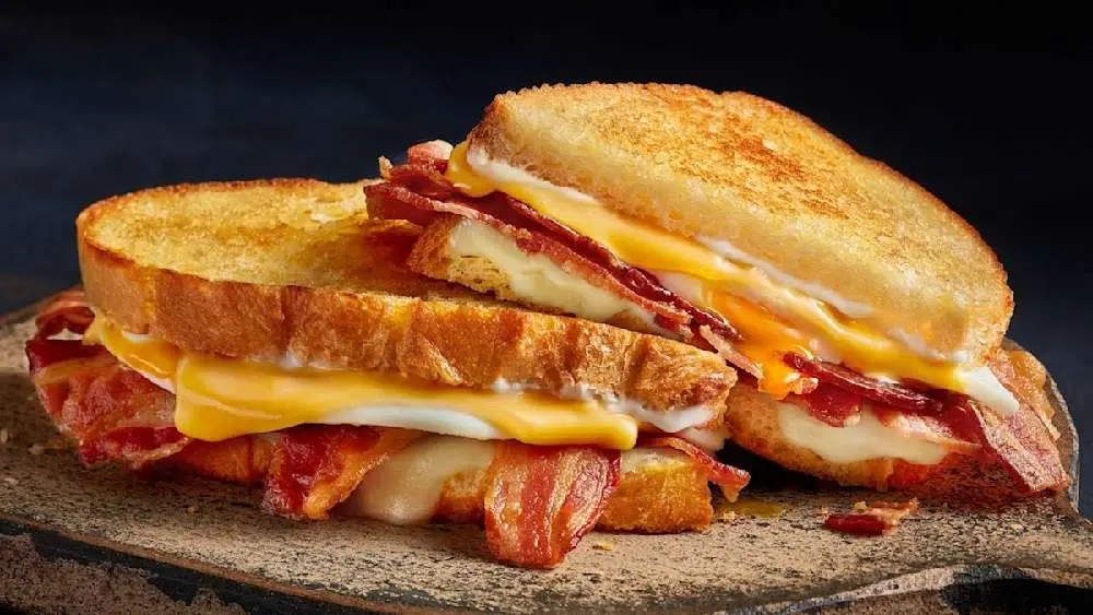 Breakfast N' Bread Melt at The Meltdown