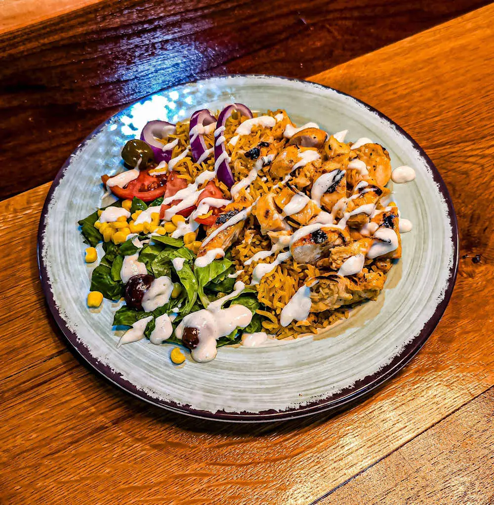 Chicken & Rice Plate at The Port Of Peri Peri