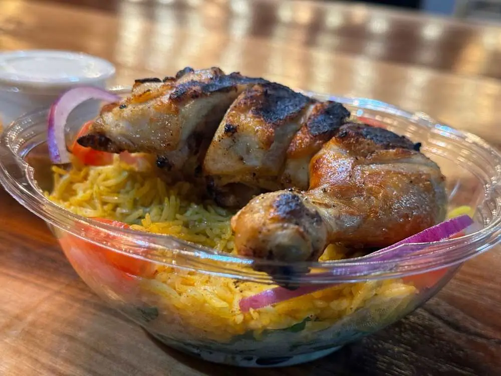 Peri Leg & Thigh Rice Bowl at The Port Of Peri Peri