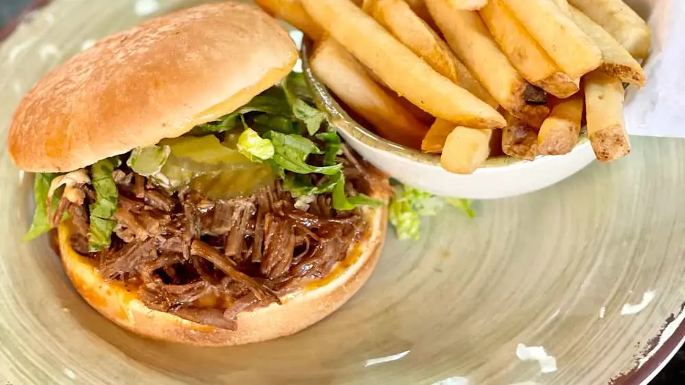 Peri Pulled Brisket Burger at The Port Of Peri Peri