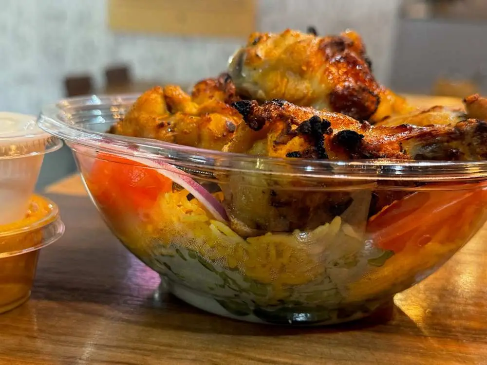 Peri Wings Rice Bowl. at The Port Of Peri Peri