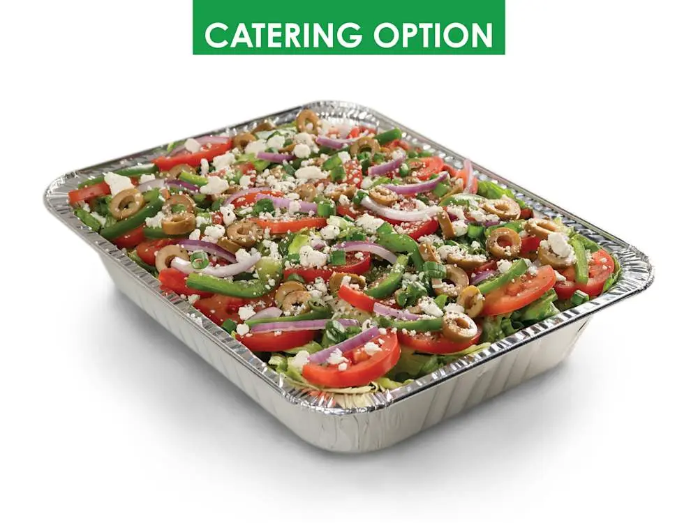 Catering Mediterranean Salad at Thornton Pure Water & Ice Cream