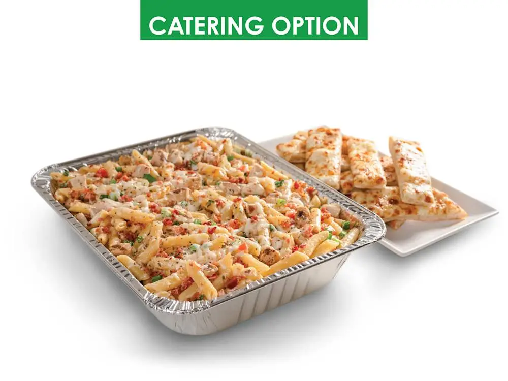 Catering Penne Pollo Rustico Pasta at Thornton Pure Water & Ice Cream