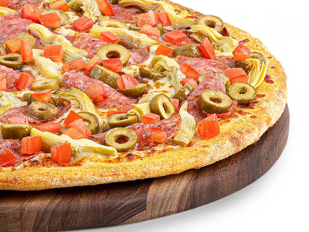 Mediterranean Pizza at Thornton Pure Water & Ice Cream