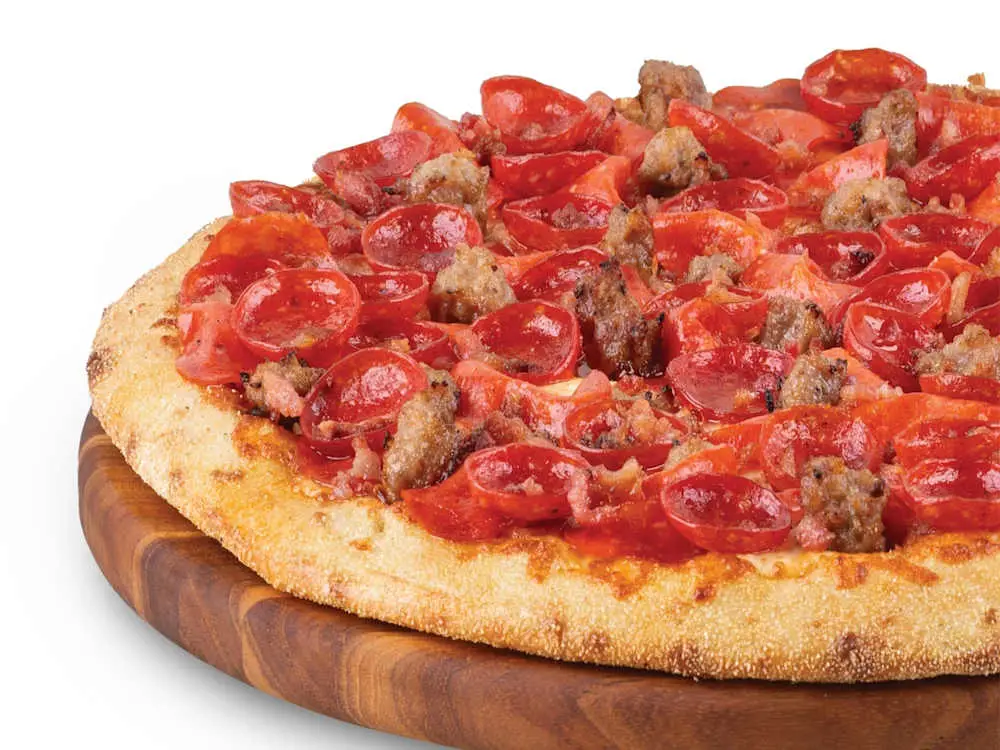 Mo' Meat Pizza at Thornton Pure Water & Ice Cream