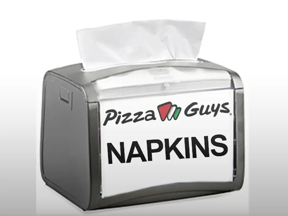 Napkins at Thornton Pure Water & Ice Cream